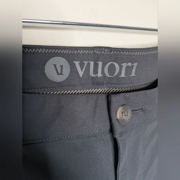 Vuori Meta Pant Athletic Slim Fit Dark Gray Pants 38